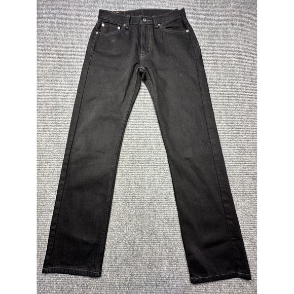 Levi's Other - Levi's 505 Jeans Mens 29x32 (Fits 29x31) Black Regular Fit Straight Leg Denim